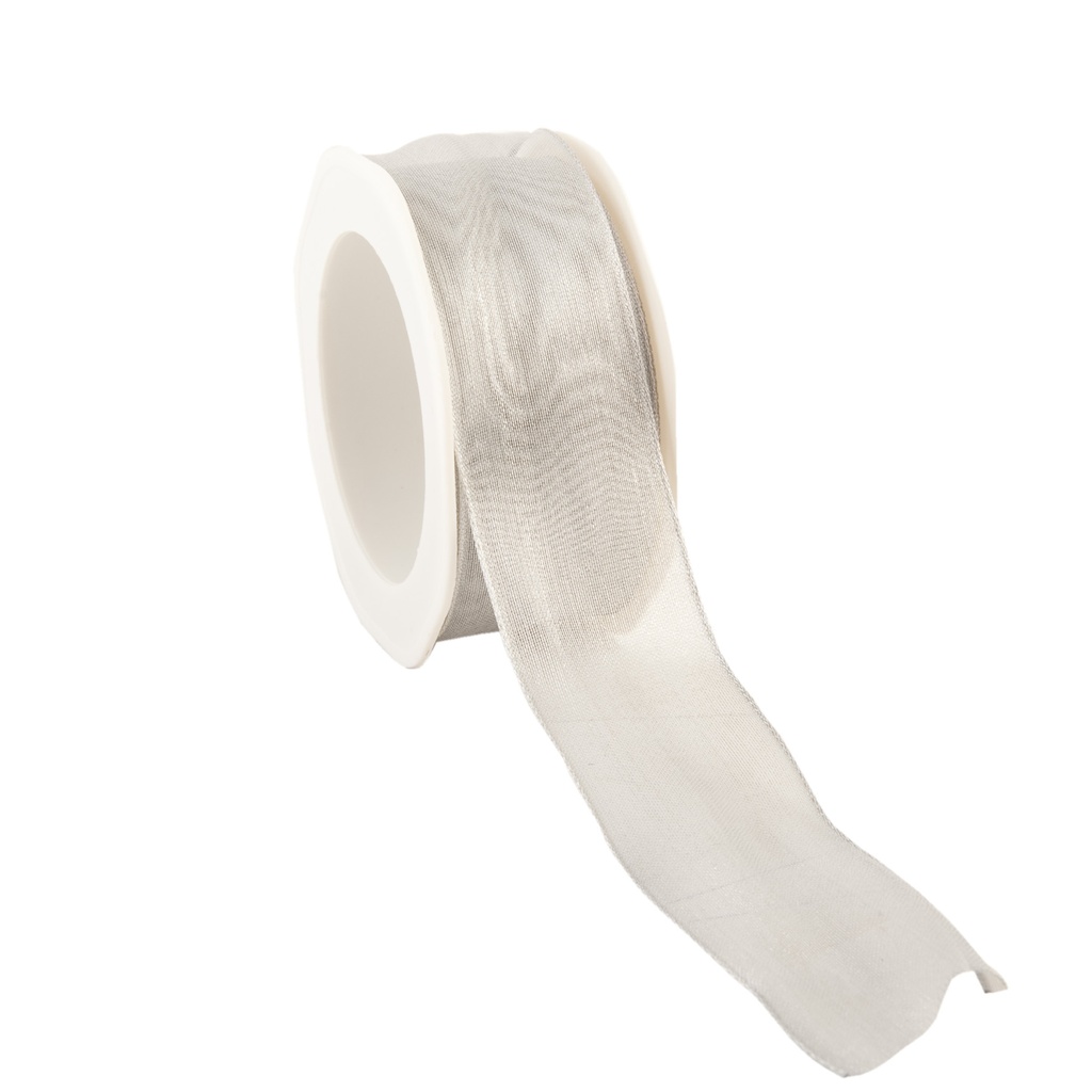 RUBAN"SHINY"ARGENT 38MM X 20M