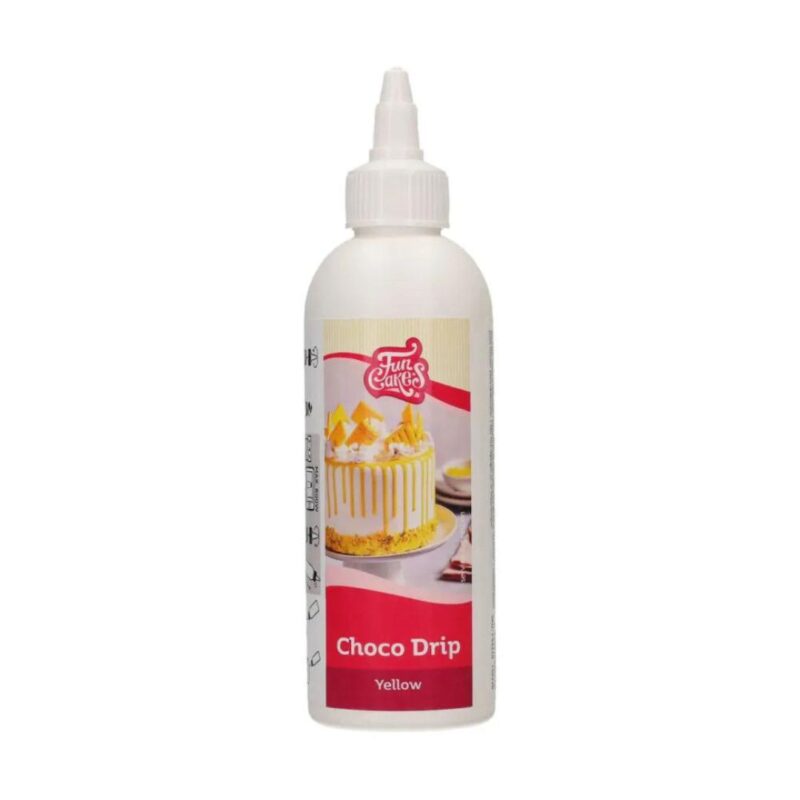 FUNCAKES YELLOW CHOCOLATE GLAZING180GR