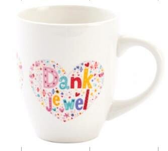MUG BLANC COEUR DANK JEWEL