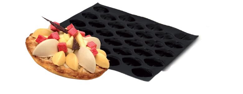 FP-01150 FLEXIPAN® ORIGINELE MINI QUENELLE 60X40CM 100EMP 4,2X2,2CM H1,7CM VOL 5ML