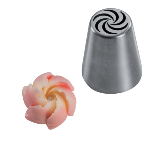 INOX MONDSTUK SPIRAAL BLOEM BX0056