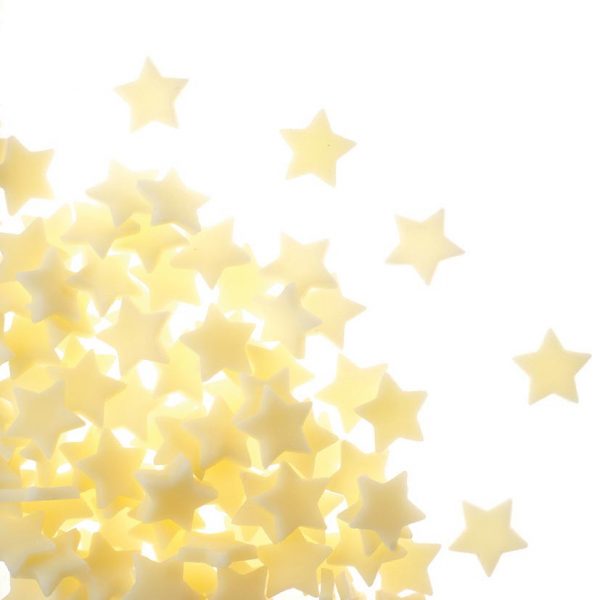 045671 PCB WHITE CHOCOLATE STARS 9 MM 200 G