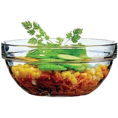 ARCOROC STACKABLE GLASS SALAD BOWL 14 CM