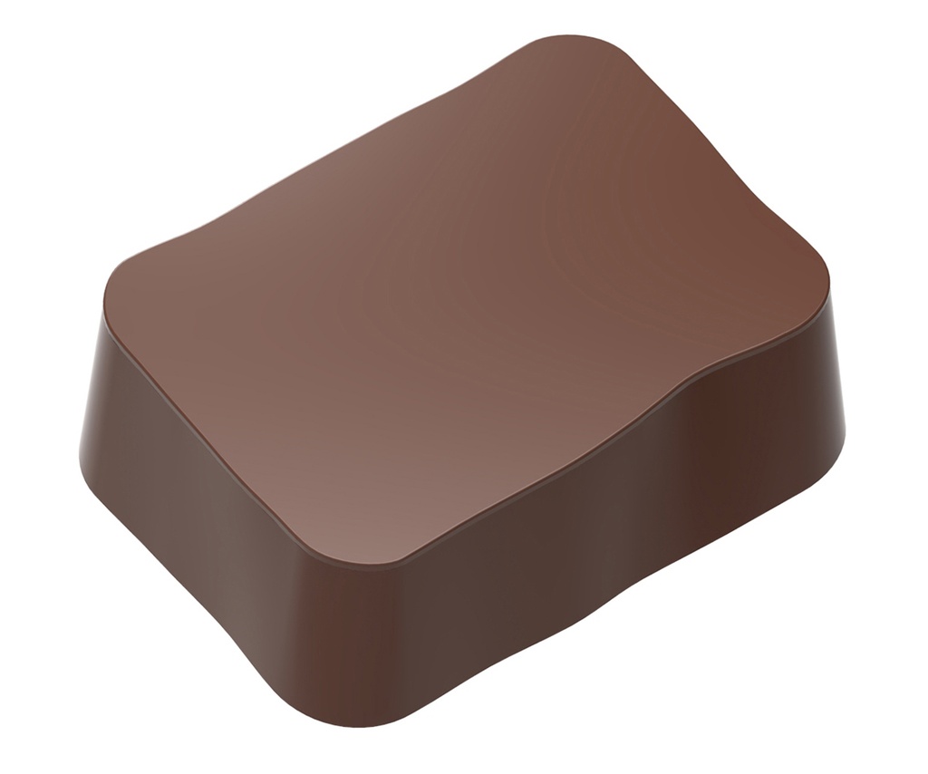 MOULE À CHOCOLAT MAGNÉTIQUE RECTANGLE ENROBÉE CW10135X275MM -- 3X6 -- 9GR