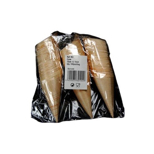 W2 BAMBOO LEAF CONE 130MM DIAM 50 MM