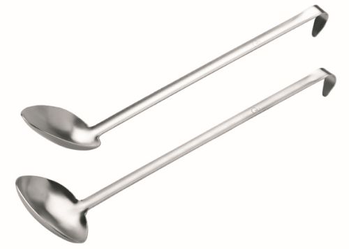 STAINLESS STEEL SIDE STEW LADLE SPOON 34CM