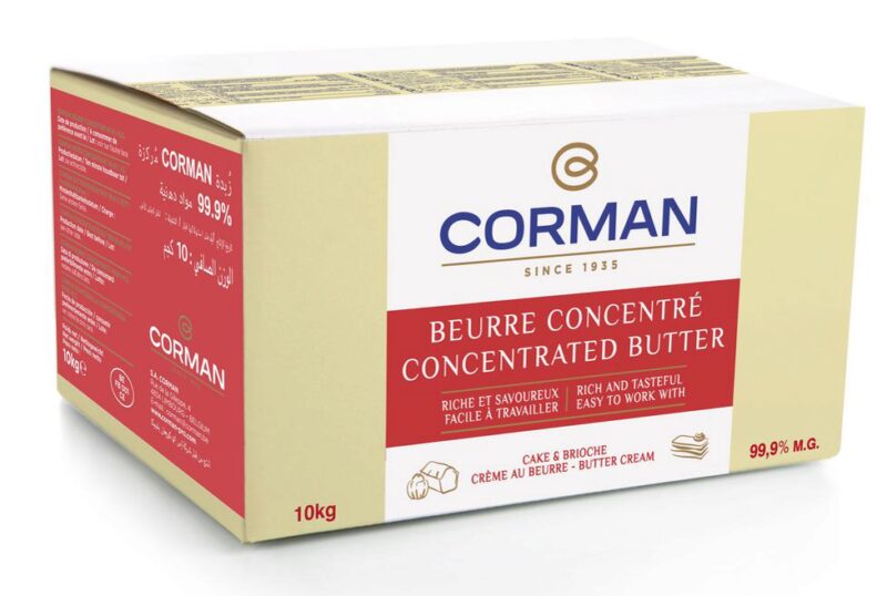 CORMAN GECONCENTREERDE BOTER BOTERCRÈME BLOK 10KG 0029120 / 26851501