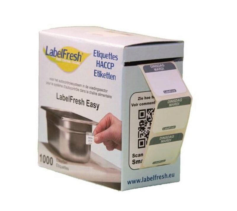 LABELFRESH *EASY* 1000 ETIKETTEN 30 X 25 MM “DINSDAG”