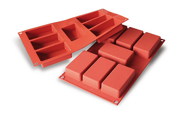 SILIKOMART SF110 MOULE 7 RECTANGLES 87X48 HT 24MM 97ML ANTI-ADHESIF GN1/3 -50° À 250°