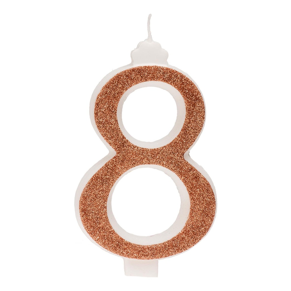 345358 DEK KAARS N°8 GOUD LOVERTJE 13CM=STUK
