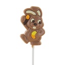 SUCETTES CHOCOLAT LAPIN PABLO LAIT 16.2CM   24X35GR DISPLAY