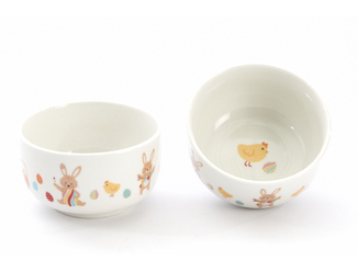 BOL LAPIN LOUIS ET SES AMIS Ø10,5CM HT 6CM