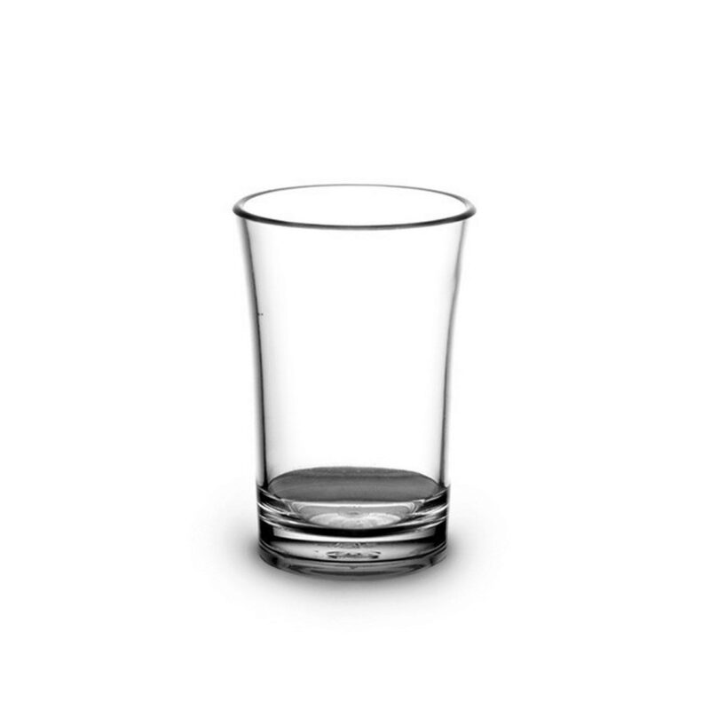 “HOT SHOT” POLYCARBONATE GLASS 5CL MEASURE 4CL