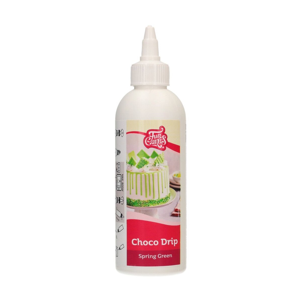  FUNCAKES SPRING GREEN CHOCOLATE ICING 180GR