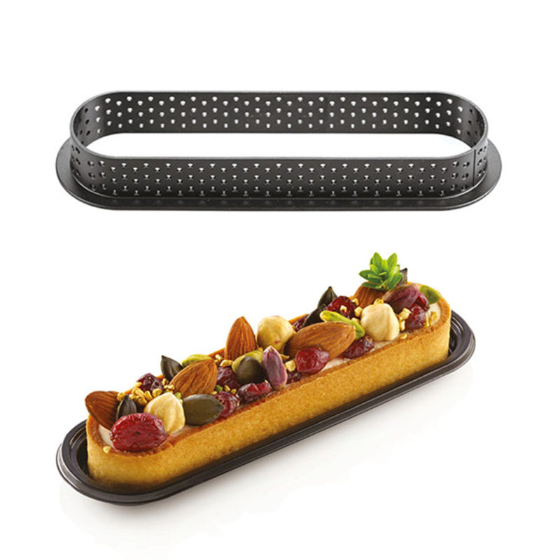 SILIKOMART TART RING MOLD OBLONG 146X35MM H20MM