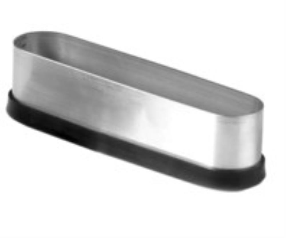 ROESTVRIJSTALEN ECLAIRUITSTEEKVORM 25X125MM= STUK
