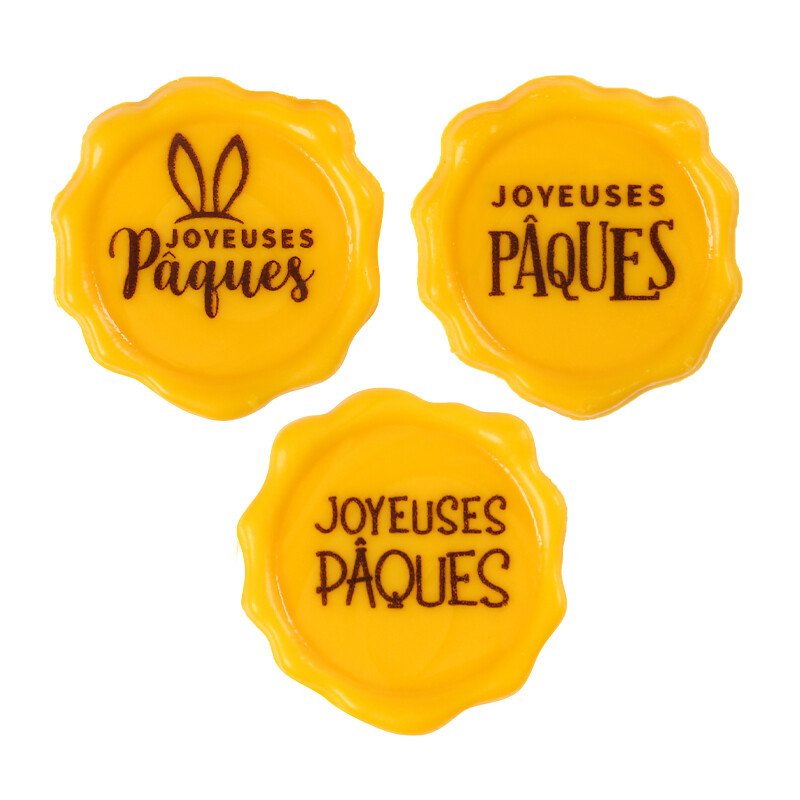 2069189 TAMPON JOYEUSES PAQUES 3,8CM 120PCS