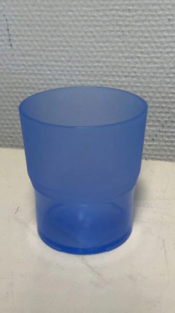 POLY CUP GLAS 20CL BLAUW