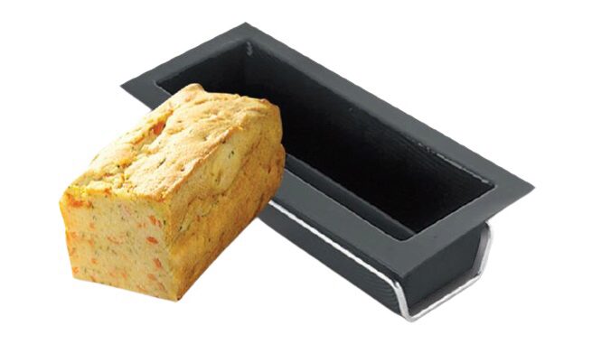 FM-00476 FLEXIPAN® ORIGINELE CAKE 18,5X9CM H6CM VOL 70CL + RVS STEUN