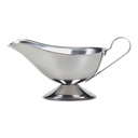 150ML STAINLESS STEEL GRAVY BOAT ON FOOT