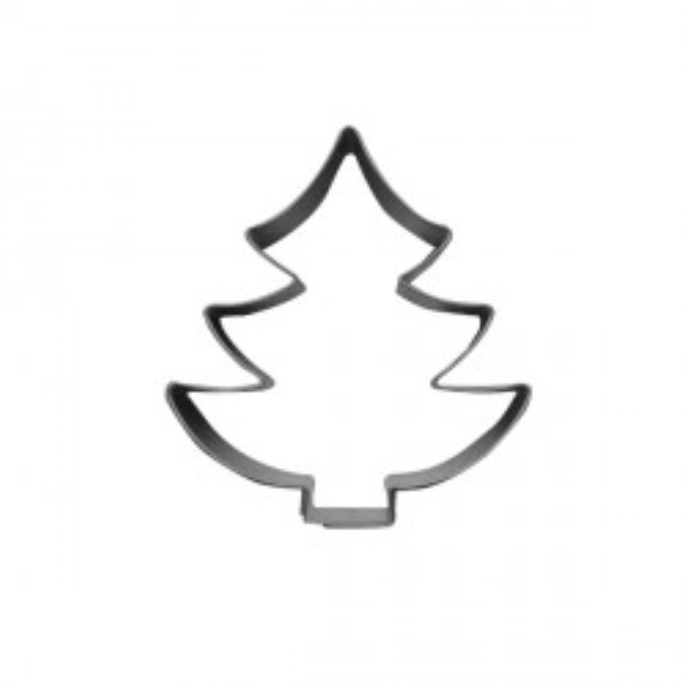 TINPLATE CHRISTMAS TREE COOKIE CUTTER 60X70MM