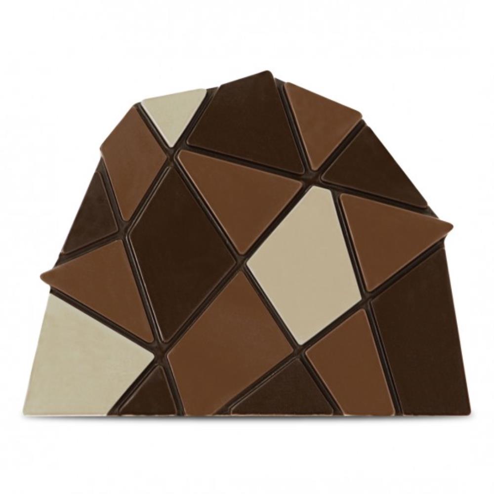 THERMOFORMED MOLD FOR 6 POLYGONAL LOG ENDS 94 X 73 MM