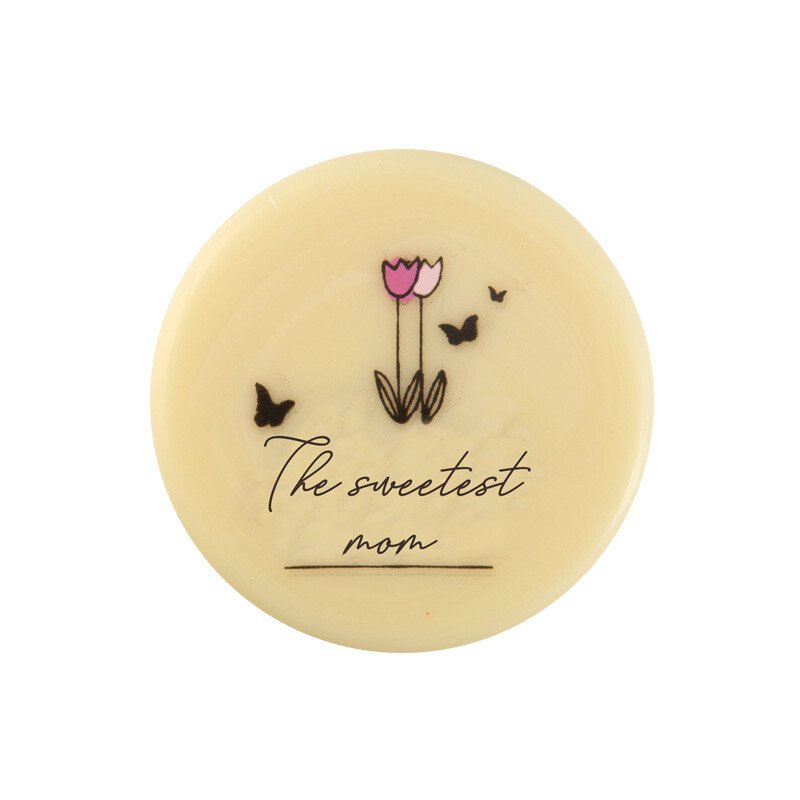 2010610 ROND THE SWEETEST MOM 3,8 CM 120PCS ***S/CDE***