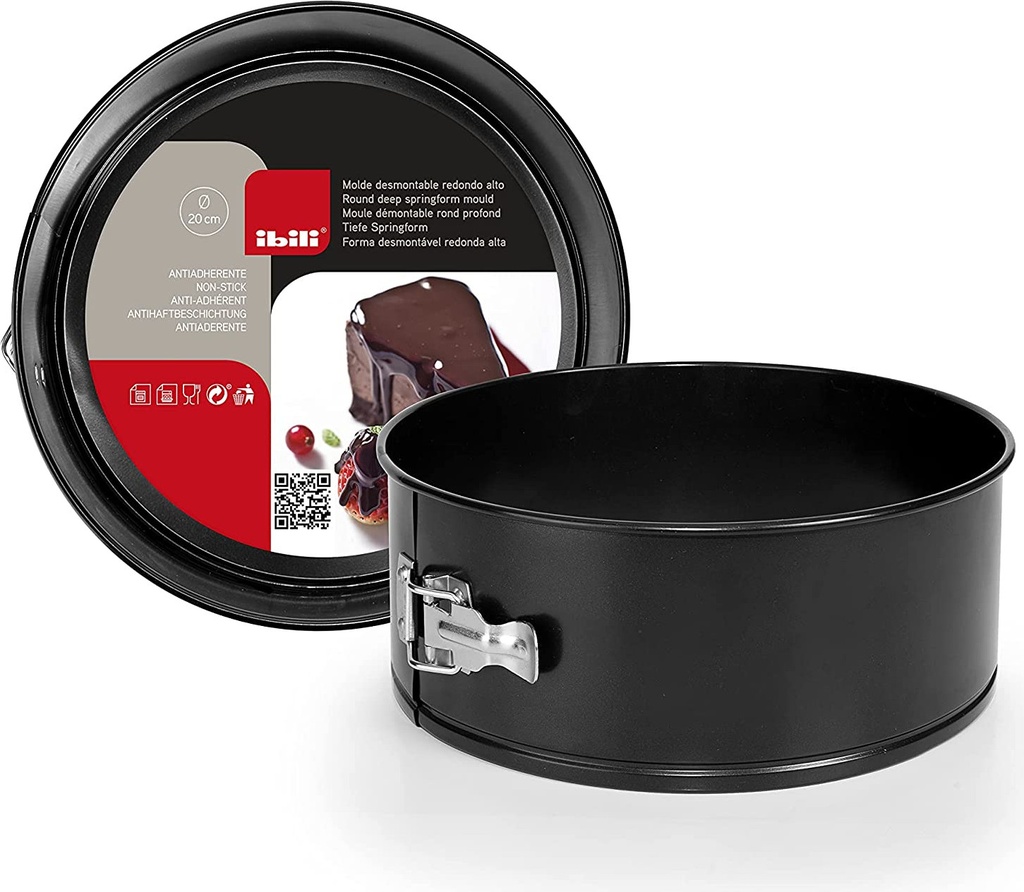 IBILI MOULE CHARNIERE ROND 26XH10CM ACIER ANTI-ADH.