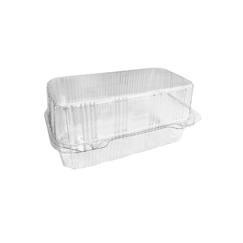 BOÎTE PATISSIERE PATIPACK RECTANGULAIRE 19X9,5X10CM COUVERCLE À CHARNIÈRE VENTILÉE 420PCS**S/CD**