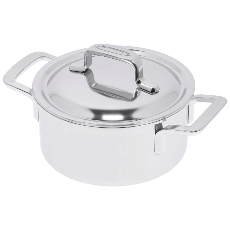 DEMEYERE INTENSE 5 MARMITE BASSE A/COUV 22CM - 4.0L - 40322