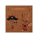 088178 PCB SHEETS PRINTED A L'ABORDAGE ! FOR SQUARE CARDS AND BAGS 24PCS ***ON ORDER***