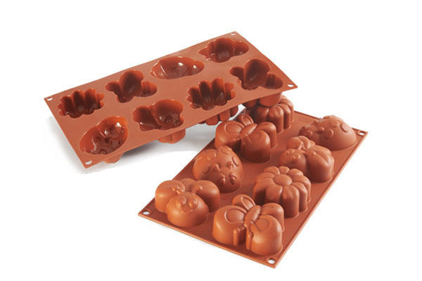 SILIKOMART SF117 8-SHAPE SPRING MOULD 77.5X57.5 HT 32MM 80.75ML NON-STICK GN1/3 -50° TO 250°