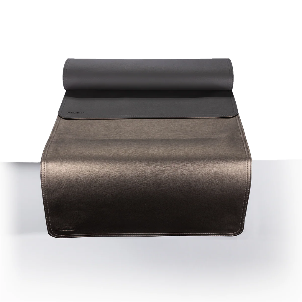 PAVELINNI REVERSIBLE TABLE RUNNER 45X120CM METALIK BRONZE/GREY 0182/N20