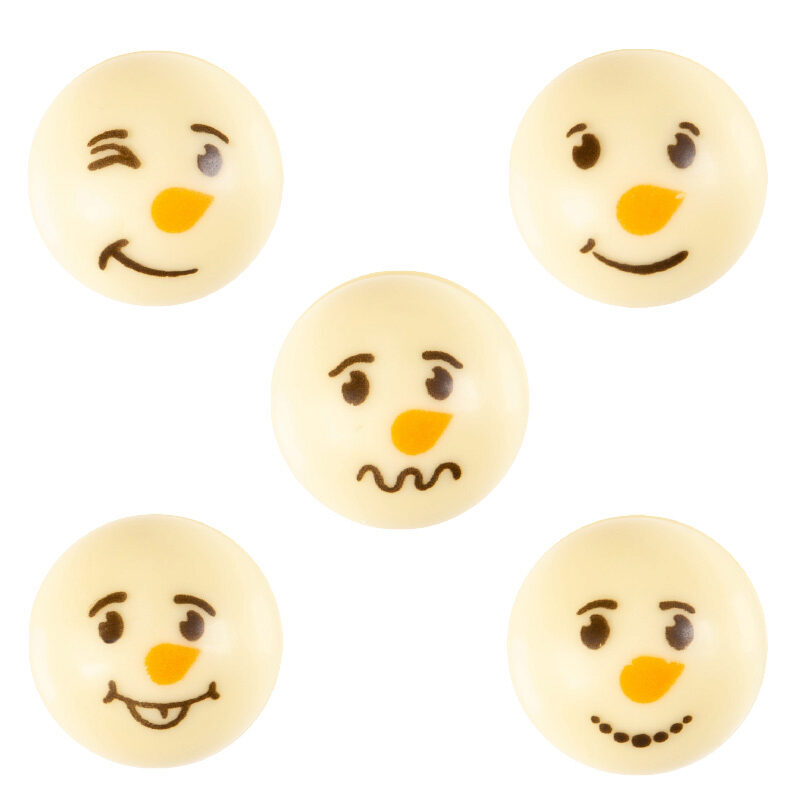 2015845 ASSORTIMENT TETE BONHOMME DE NEIGE 28MM 96 PCES