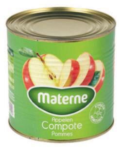 COMPOTE POMME MORCEAUX MATERNE 2,6KG
