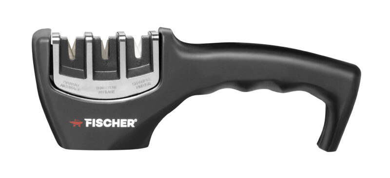 FISCHER 3-STEP MANUAL SHARPENER DIAMOND-TUNGSTEN-CERAMIC