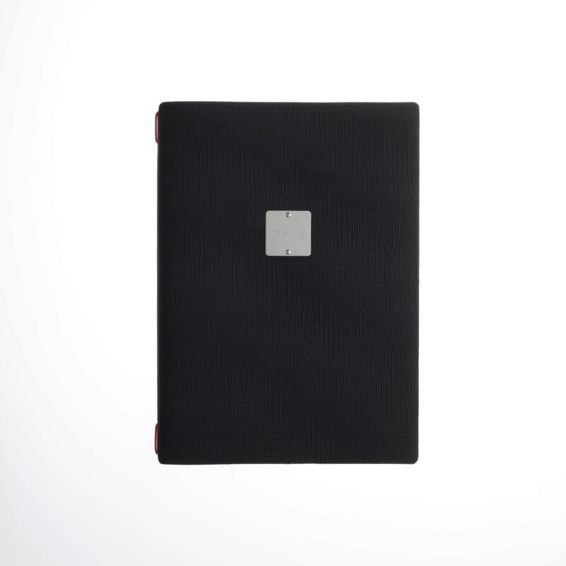 DAGSTYLE MENUKAART A4 JUTE ZWART 31,5X23CM