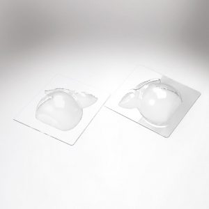  074098 PCB KONIJNENBAL MALLEN VOOR 6 ONDERWERPEN 11X11CM H.9.2 CM 12 STUKS ***S/CD***