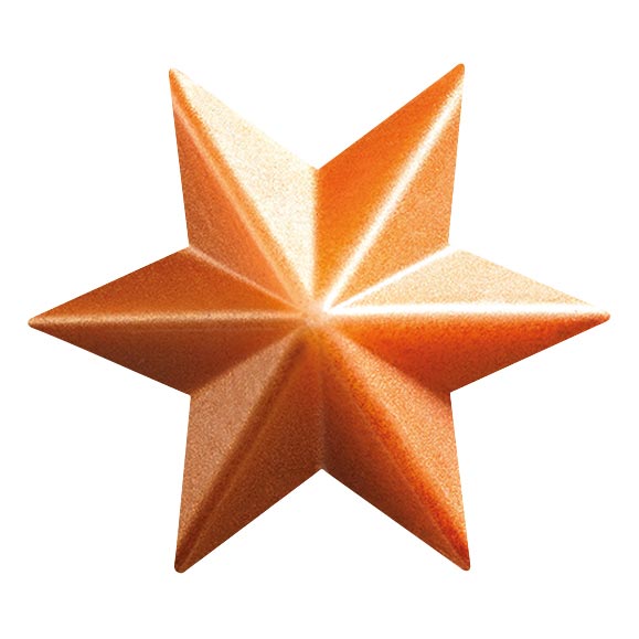 PCB Golden PAG Stars 4,45x4 cm 96pces ***s/cd***