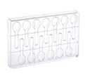 POLYCARB DESIGN MA3006 PRALINE MOLD SPOON SHAPE
