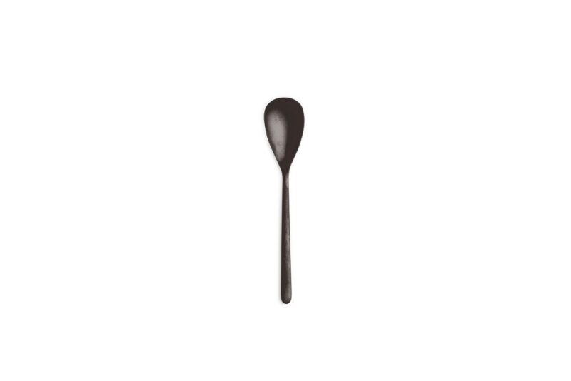 COMAS CANADA VINTAGE BLACK DESSERT SPOON 18%