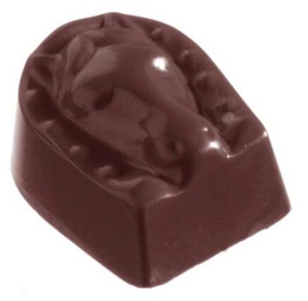 HORSESHOE CHOCOLATE MOLD CW1090 3X8 -- 13GR
