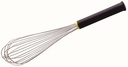 MATFER STAINLESS STEEL WHISK 50CM BLACK EXOGLASS HANDLE - 9 WIRES
