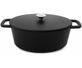 BAUMALU "BLACK DESIGN" COCOTTE FONTE RONDE 24CM4.2L