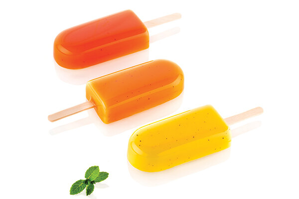 SILIKOMART GEL12 MOLD 12 FRISCOS CREMINO 80ML + 50 STICKS