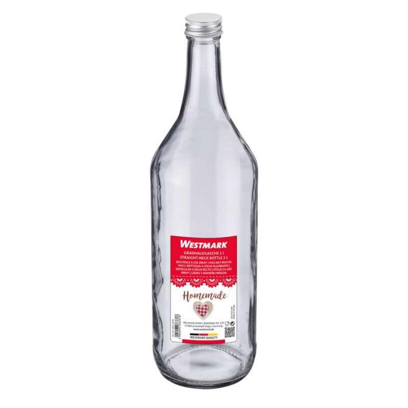 WESTMARK 1L GLASS BOTTLES SCREW CAP