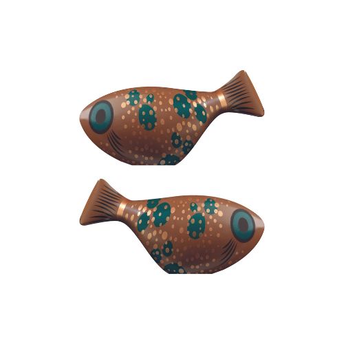 088253 PCB GUPPY FISH MOLDS FOR 5 PIECES 15X7.5CM 10PCS ***S/CDE***