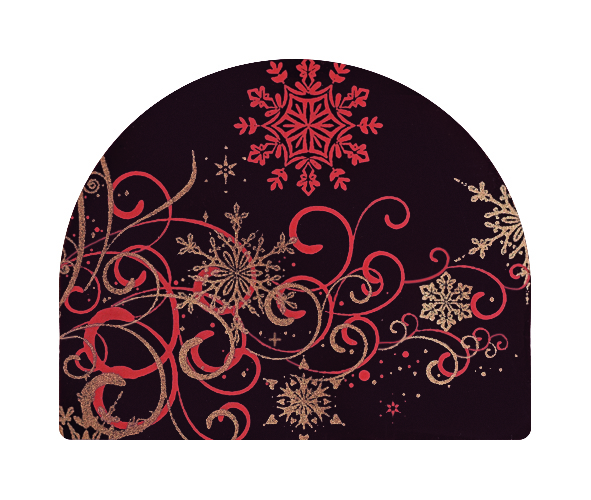 088112 PCB ROUNDED LOG ENDS CN ARABESQUES 4X4CM 108PCS ***ON ORDER***