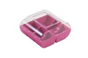 SILIKOMART BOITE MACADO FUCHSIA POUR 6 MACARONS