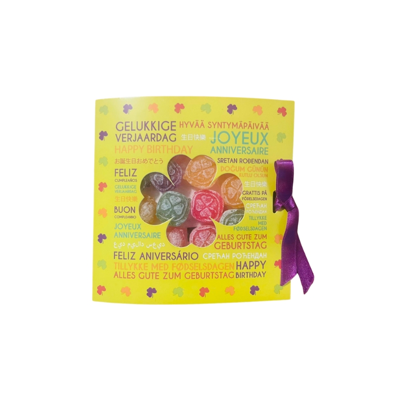 LUCKY SWEET CANDY ASSORTMENT 65GR "HAPPY BIRTHDAY" CARD